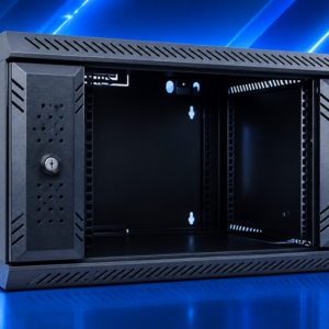 Coffret Informatique Double Section IPS 6U – Noir – CI2S06