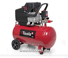 Compresseur d'air 50L ECO 2CV - ITOOLS