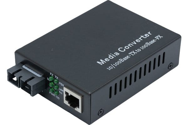 Convertisseur Fibre Optique Multimode SC vers RJ45 Gigabit