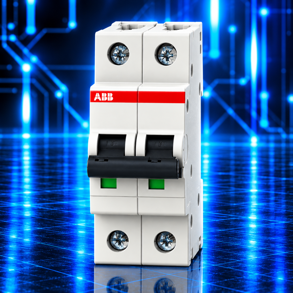 Disjoncteur ABB S202-C10 – 2P – 10 A – Courbe C – 6 kA