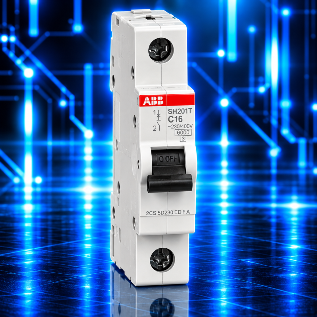 Disjoncteur ABB SH201T-C16 – 1P – 16 A – Courbe C