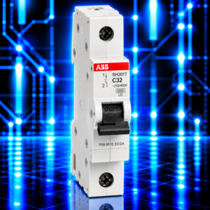 Disjoncteur ABB SH201T-C32 – 1P – 32 A – Courbe C – 3 kA