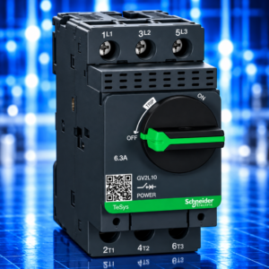 Disjoncteur Moteur Schneider Electric TeSys GV2L10 – 3P – 6,3 A – Magnétique – Commande Rotative