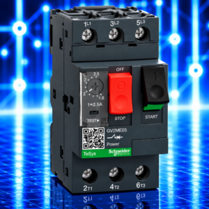 Disjoncteur Moteur Schneider Electric TeSys GV2ME05 – 3P – 0,63 à 1 A – Magnétothermique – 100 kA