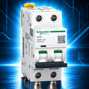 Disjoncteur Schneider Electric Acti9 iC60N – 2P 32 A – Courbe C – 400 Vca – 6/10 kA – A9F74232