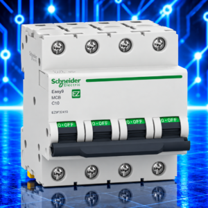 Disjoncteur Schneider Easy9 EZ9F32410 – 4P 10 A – Courbe C – 4,5 kA