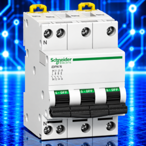 Disjoncteur Schneider iDPN A9N21597 – 3P+N 16 A – Courbe C – 6 kA