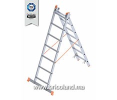 Echelle double en aluminium 2+2m - SARAYLI