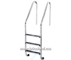 Echelle inox standard 3 marches pour piscine
