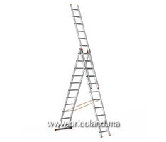 Echelle triple en aluminium 3x3m - SARAYLI