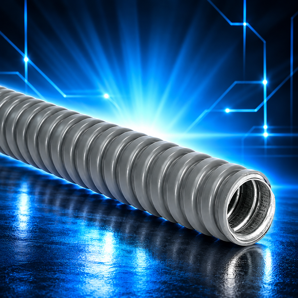 Gaine Électrique Flexible Armée – Ø9 mm – GFAD9mm