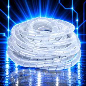 Gaine Électrique Spirale 10 m SB-10 – Blanche – EAS-C14296