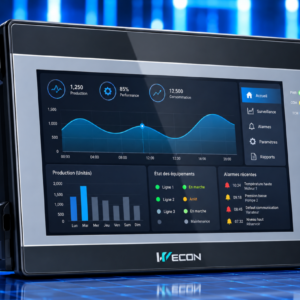 IHM Tactile WECON IN1073 – 7 Pouces – 800 × 480 – RS232/RS485 – 24 V DC