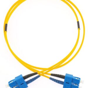 Jarretière Fibre Optique SC/SC Monomode Duplex – 0,5 m