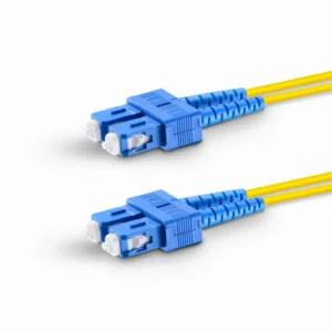 Jarretière Fibre Optique SC/SC Monomode Duplex – 2 m