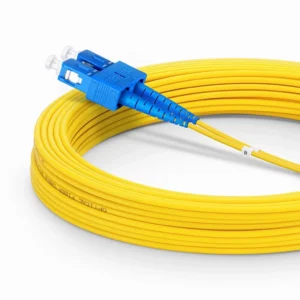 Jarretière Fibre Optique SC/SC Monomode OS2 Duplex – 10 m