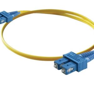 Jarretière Fibre Optique SC/SC Monomode OS2 Duplex – 2 m