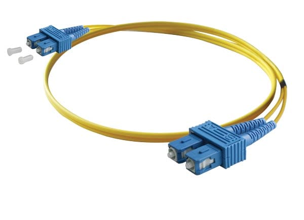 Jarretière Fibre Optique SC/SC Monomode OS2 Duplex – 2 m
