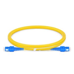 Jarretière Fibre Optique SC/SC Monomode OS2 Duplex – 4 m