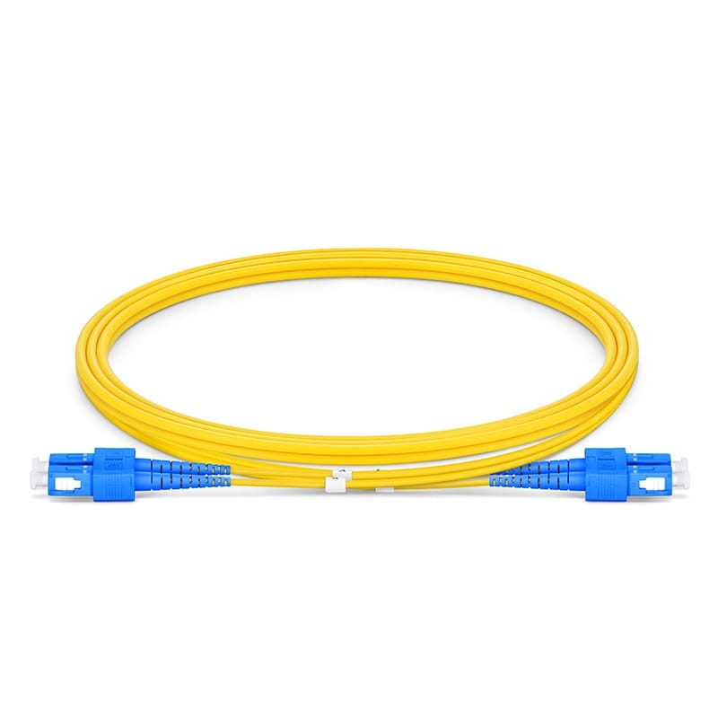 Jarretière Fibre Optique SC/SC Monomode OS2 Duplex – 4 m