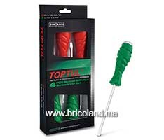 Jeu de tournevis mixte GAAE0405 - TOPTUL