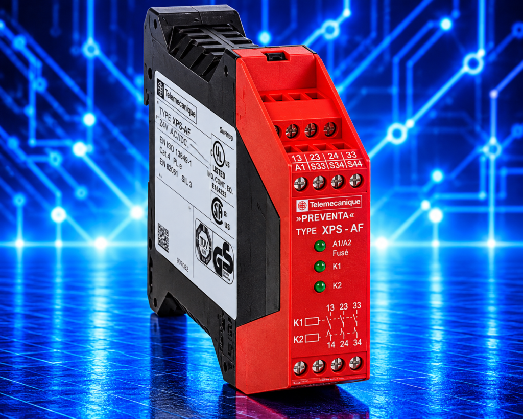 Module de Sécurité Arrêt d’Urgence Schneider XPSAF5130 – 3 Sorties – 24 V