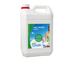 Nettoyant piscine liquide NET'BORD 5 L - Ocedis