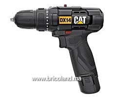 Perceuse-visseuse sans fil professionnelle Li-ion 12 V/2,0 Ah - DX14 - CATERPILLAR