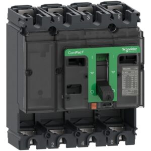 Disjoncteur Schneider Electric ComPacT NSX100B – 100 A – 4P – 25 kA – C10B4F