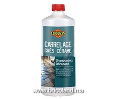 Shampooing Décapant Carrelage Grès cérame 1L - LIBÉRON