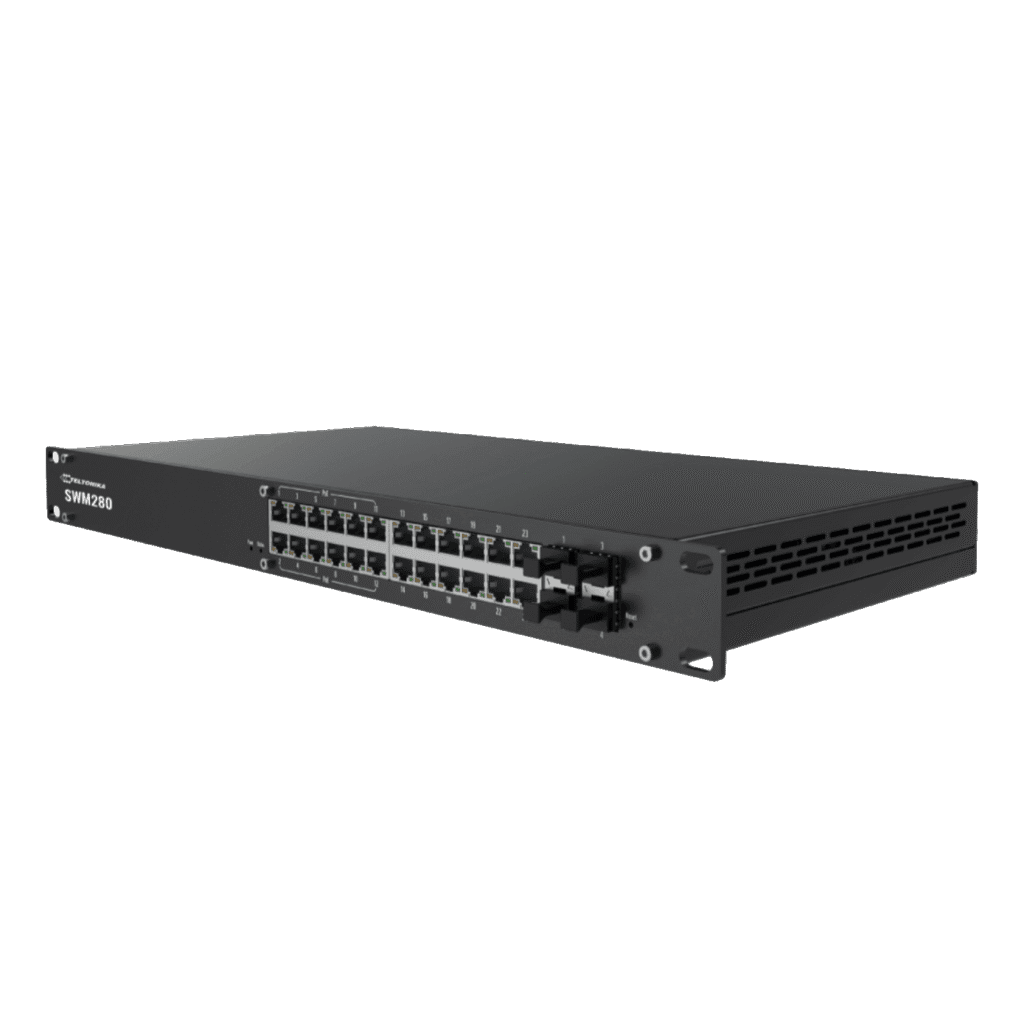 Switch Manageable PoE+ Teltonika SWM280 – 24 Ports Gigabit + 4 SFP