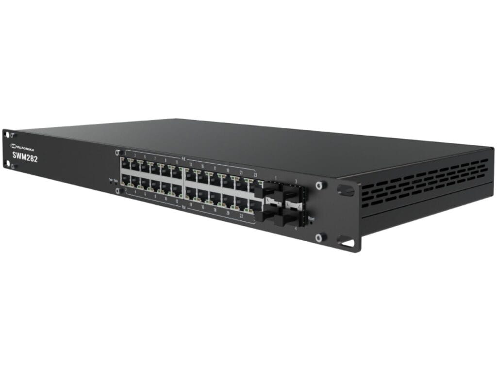Switch Manageable PoE+ Teltonika SWM282 – 24 Ports Gigabit + 4 SFP