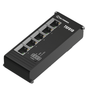 Switch Ethernet Industriel Teltonika TSF010 – 5 Ports, Format Plat