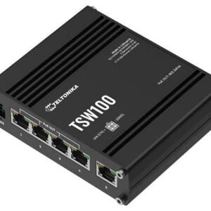 Switch Industriel PoE+ Teltonika TSW100 – 5 Ports Gigabit, sans alimentation