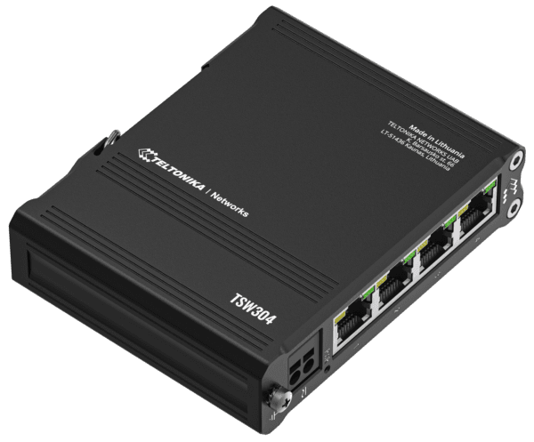 Switch Ethernet Industriel Teltonika TSW304 – 4 Ports Gigabit Compact