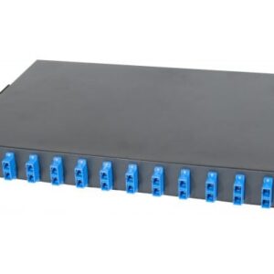 Tiroir Fibre Optique 12 Ports SC Duplex – Équipé 24 Fibres