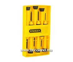 Tournevis Horloger Bimatiere Coffret 6Pcs - STANLEY
