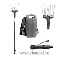 Peigne à olive télescopique 675XL avec Batterie LITHIUM - Volpi